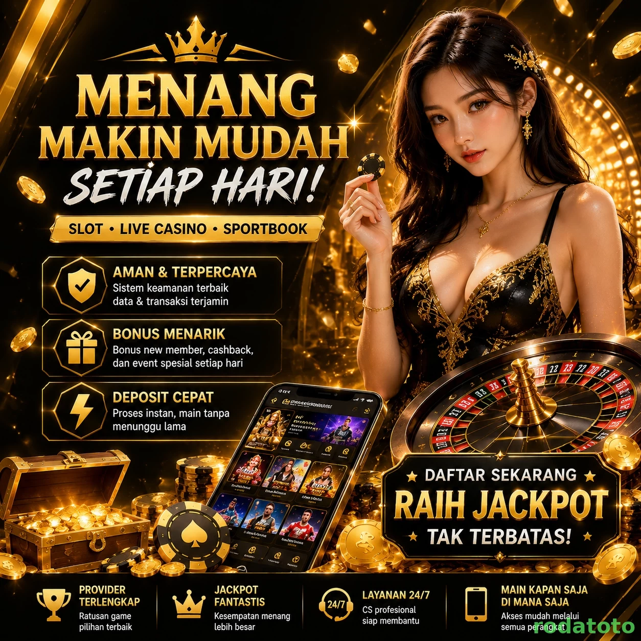 Cara Mendaftar dan Verifikasi Akun di rodatoto